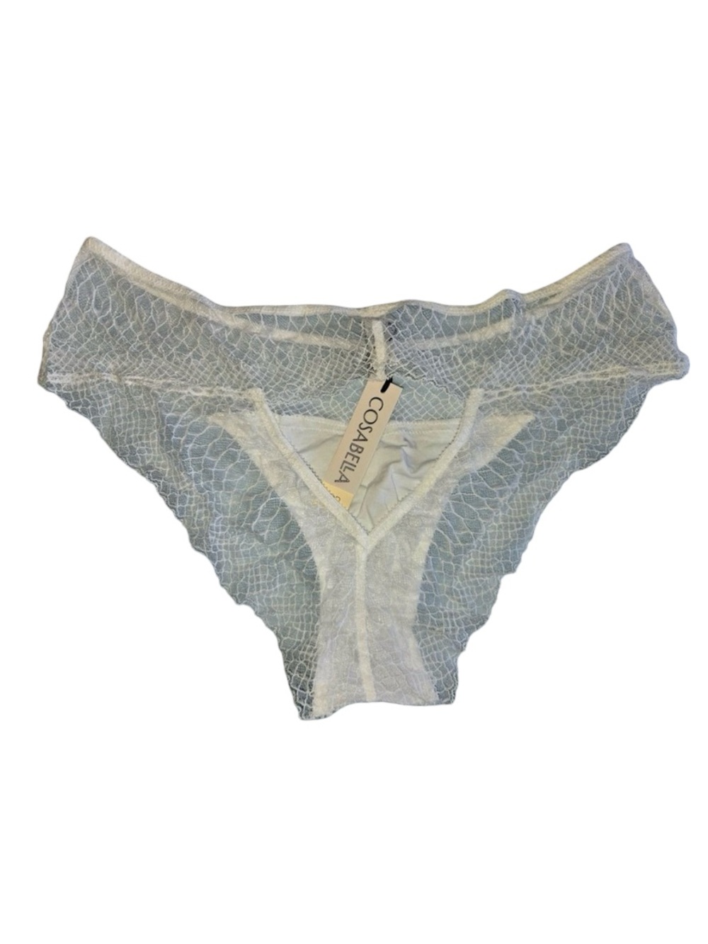 Cosabella Sutra Naughty Bikini - White / Size L